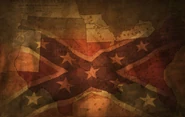 Map of Confederate States of America