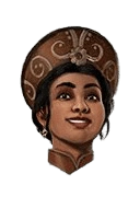 Trung Trac head portrait (happy)