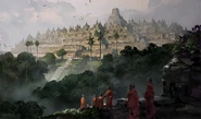 Borobudur completion art