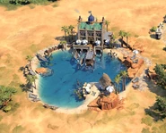 Kabaka's Lake in-game, Buganda's unique improvement