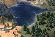 Lake in-game