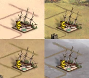 City view of Magellan's Voyage built on different terrains.