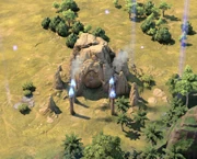Cave in-game (Civ7)