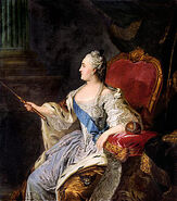 Catherine II by Fyodor Rokotov