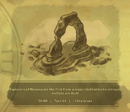 A civilization discovers the Delicate Arch