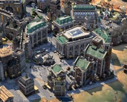 Financial Centre in-game (Civ7)