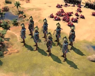 Warak'aq in-game, Inca's unique military unit