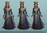 Concept art of Tamar by Kat Berkley