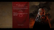 Cultists Leader on the loading screen