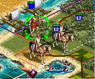 Alexander as he appears at the beginning of Alexander the Great scenario