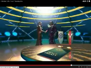 The World treaty ceremony that ends the Genetic Age and begins the Diamond Age. Here you see the peace ceremony of 2085 after the third world war has just been fought.