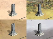 City view of The Internet built on different terrains.