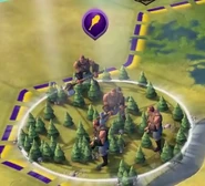 Roman Warriors on the map