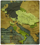 Map of Austrian Empire