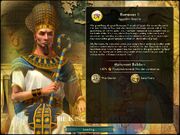 Ramesses II Loading Screen (Civ5)