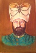 A 2013 portrait of Suleiman from the TV series Muhteşem Yüzyıl (which appears to have inspired his in-game model)