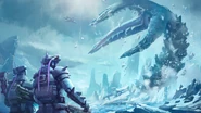 Siege Worm as shown on a Rising Tide loadscreen