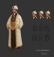 Saladin concept art (Civ6).jpg (577 KB) Concept art of Saladin by Sang Han