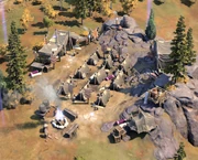 Tent Camp in-game (Civ7)