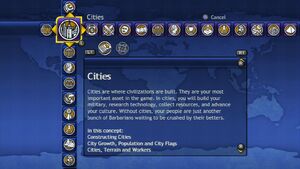 Civilopedia - Cities (CivRev)