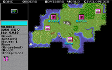 Game screen 1 (Civ1)