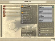Espionage screen