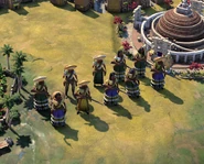 Soldaderas in-game, Mexico's unique military unit