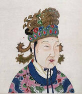 An 18th century portrait of Wu Zetian (which appears to have inspired her in-game model)
