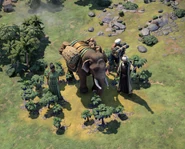 Nagarika in-game, Mauryan's unique civilian unit