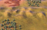 Hills on plains tile in-game (Civ6).png (738 KB) Hills on a Plains tile, as seen in-game