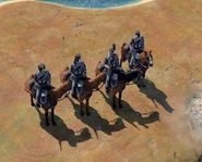 Hussar in-game, Prussia's unique military unit