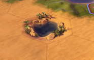 An Oasis tile, as seen in-game