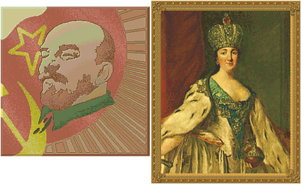 Lenin and Catherine the Great (Civ2)