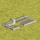 Barracks icon in Middle Ages.