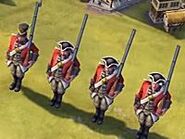 Redcoats in game