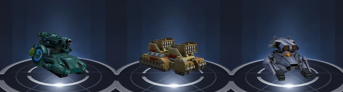 Centaur (left), Punisher (middle) and Educator (right)