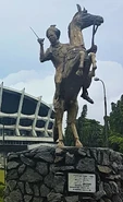 Amina sculpture.jpg (229 KB) A statue of Amina at the National Arts Theatre in Lagos (which appears to have inspired her in-game appearance)