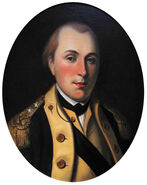 A portrait of Lafayette by Charles Willson Peale (which appears to have inspired his in-game appearance)
