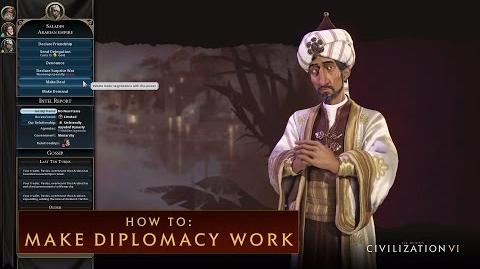 CIVILIZATION VI - How To Make Diplomacy Work