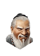 Confucius head portrait (angry)