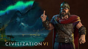 Steam trading card large Harald Hardrada (Civ6)