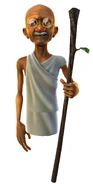 Render of Mohandas Gandhi