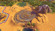 The Eye of the Sahara, as seen in-game