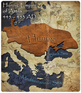 Map of Hunnic Empire