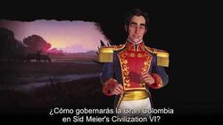 Civilization VI - New Frontier Pass - Simón Bolívar será el líder de Gran Colombia
