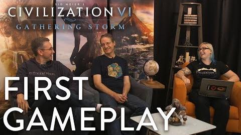 Civilization VI- Gathering Storm - FIRST GAMEPLAY (MESSAGE FROM SID MEIER)