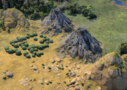 Volcano in-game