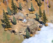 Camp Fire in-game (Civ7)