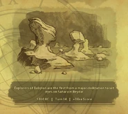 A civilization discovers Sahara el Beyda