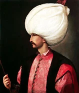 Suleiman I, attributed to school of Titian